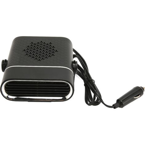 Chauffage voiture 12V 150W 2 en 1 ventilateur refroidissant et réchauffant dégivreur pare-brise rapide pour autos camions SUV voiturettes de golf (1/5)