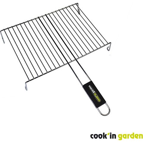 Rejilla con patas sencilla 40x30cm 1 asa - COOK IN GARDEN (1/2)