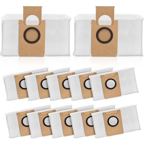 12 Ersatzbeutel für den ECOVACS DEEBOT X1 OMNI Saugroboter, Ersatz-Staubsaugerbeutel für Ecovacs Deebot X1 und die Omni Reinigungsstation (1/5)