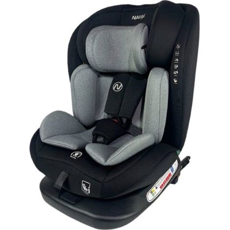 Silla de auto - NANIA - COMO - 40-150 cm - i-Size - giratoria 360° - reclinable - con reductor (1/5)