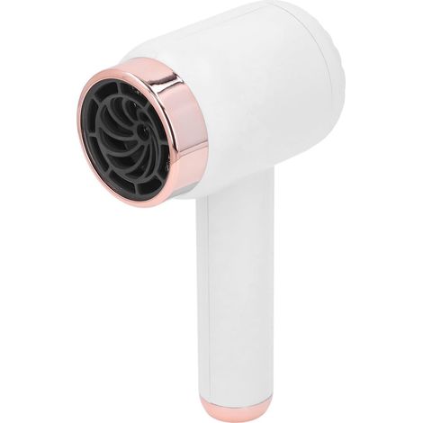 Sèche-cheveux Ionique, Sèche-cheveux sans Fil 1500 MAh avec Modes Chaud et Froid, Technologie Ionique Avancée pour un Séchage Rapide, Léger pour un Usage Domestique en Voyage (WHITE) (1/5)