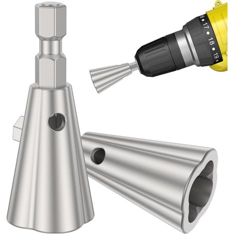Lot de 2/4 outils de torsion de fil en acier inoxydable 6 mm tige hexagonale automatique perceuse électrique tournevis outil de torsion 2 à 6 voies pour électricien (1/5)