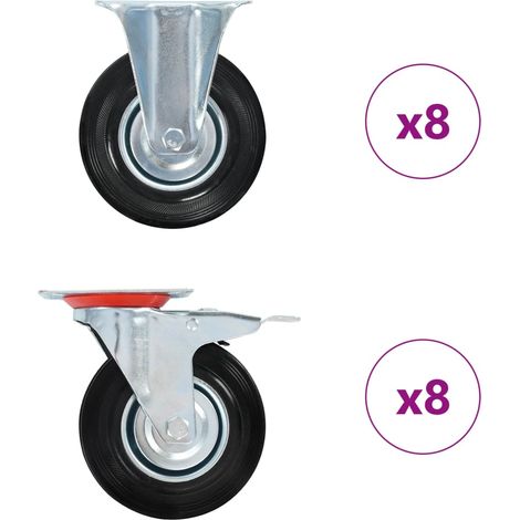 16 Stk. Rollen 125 mm