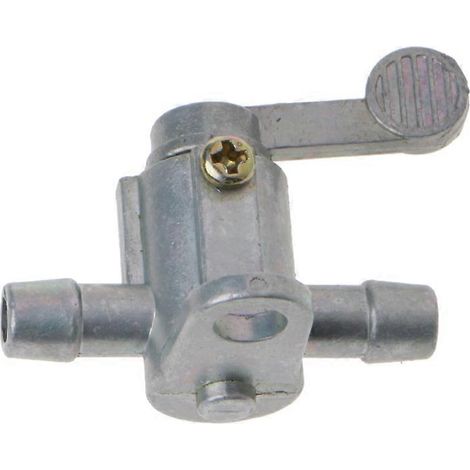 Robinet d'essence pour moto/scooter, avec valve et interrupteur pour réservoir. Accessoire marche/arrêt argenté pour porte-clés. (1/5)