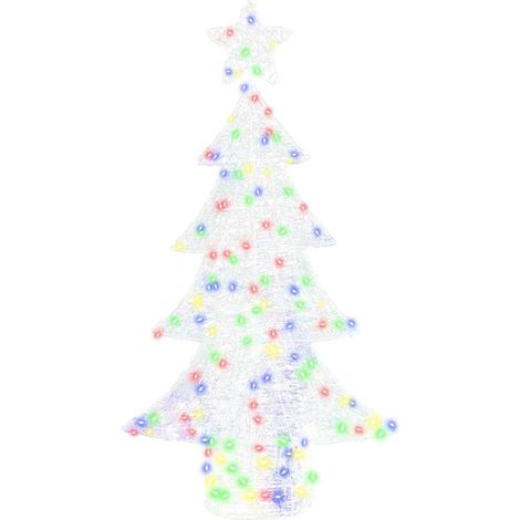 Sapin de Noël,Arbre de Noël avec 160 LED Multicolore 150 cm Acrylique CFW38045 (1/5)