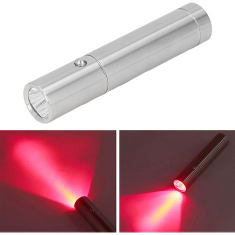 Rote LED-Infrarot-Taschenlampe für Therapiezwecke, lindert Gelenk- und Muskelschmerzen (630, 660 und 850 nm). (1/5)