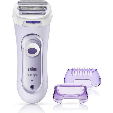 Depilatore Elettrico Braun LS 5560 Trimmer Silk Epil Ricaricabile Lilla (1/5)