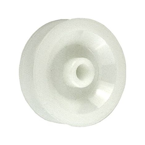 CONNEX - ROTELLA PER FUNI Ø 8 MM. IN POLIAMMIDE BIANCO Ø 65 MM.