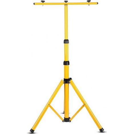 V-TAC VT-41150 Treppiede cavalletto in alluminio per 2 fari LED da 10w fino a 50W colore giallo SKU 9104