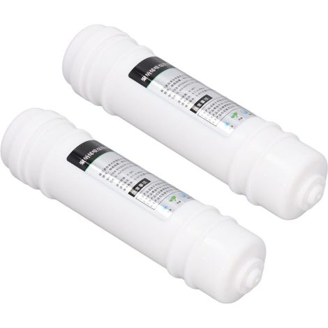 Paquete de 2 filtros para purificador de agua, de 25 cm (10 pulgadas), fabricados en algodón PP, de conexión rápida y universales. (1/5)