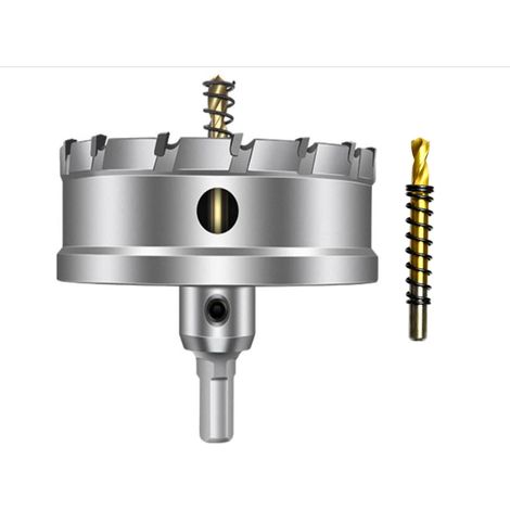 Scie cloche au carbure, fraise cloche TCT inoxydable, élargisseur de trou — 90 mm convient pour l'acier inoxydable et la tôle fine. (1/5)