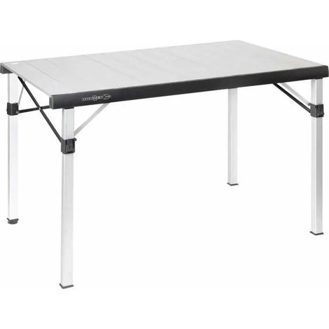 Brunner Mesa de camping moderna gris en aluminio