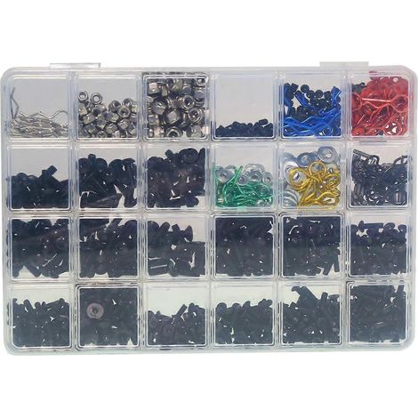 Kits de vis hexagonales M3 pour voitures RC Arrma SCX10-- (1/5)