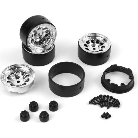 CS10 Beadlock Wheel 1.2in (Chrome/4pcs)