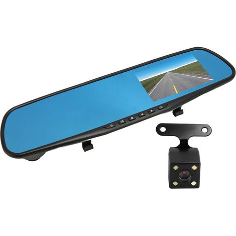 Objectif Grand Angle de Caméra Avant et Arrière 1080p, Anti-secousse, Moniteur de Station, Amorce (1/5)