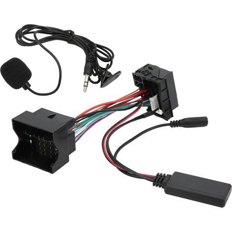 Adaptateur Auto Stéréo Bluetooth 5.0 avec Câble AUX, Remplacement pour RCD310 RCD510 RNS510, Ligne d'Alimentation Intégrée, Kit Mains Libres Audio Voiture (1/5)