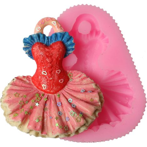 Kleiderförmiger Kuchen, Kekse, Schokolade, Fondant, Lebensmittel, Silikonform, Backform (1/5)