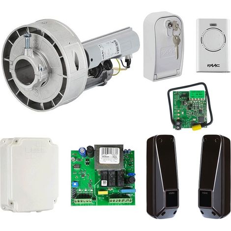 Shutter-Automatisierungsset 230 V, maximales Gewicht 180 kg, Faac-Rotor-Set 109940 (1/5)