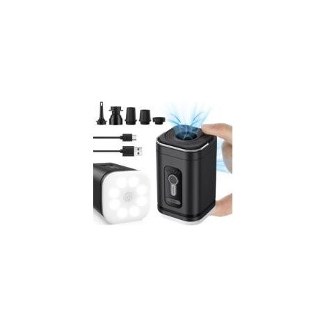 Elektrische Luftpumpe, elektrischer Aufblaser, Luftmatratzenpumpe, Mini-Elektro-Luftpumpe, Luftmatratzenpumpe, Vakuumfunktion (1/5)