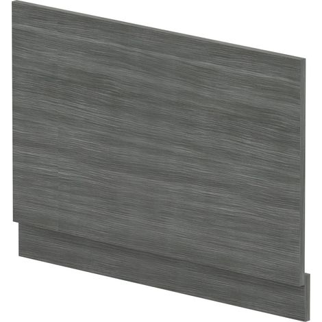 800mm Bath MFC End Panel & Plinth - Woodgrain Anthracite