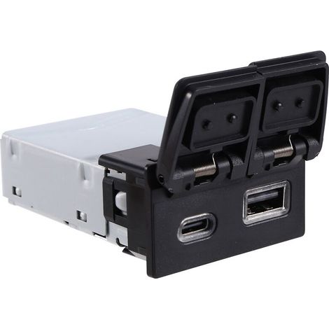 45-W-Doppel-USB-Kfz-Ladegerät, QC3.0-Schnellladefunktion 85532-0R140 für Senagria (Typ-C + USB)
