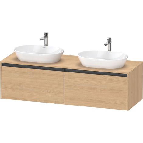 Duravit Ketho.2 bâti-support de lavabo en console, découpe du
