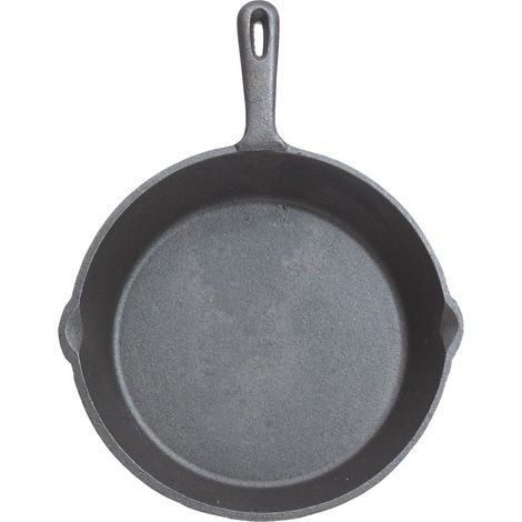 Kitchen Craft Bistecchiera 24cm, Padella Semplice In Ghisa, Nero (1/4)