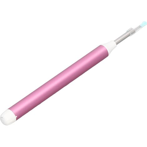 Kit de Nettoyage d'Oreilles avec Caméra sans Fil, Otoscope Visible pour Smartphone, Retrait de Cérumen, Rose (1/5)