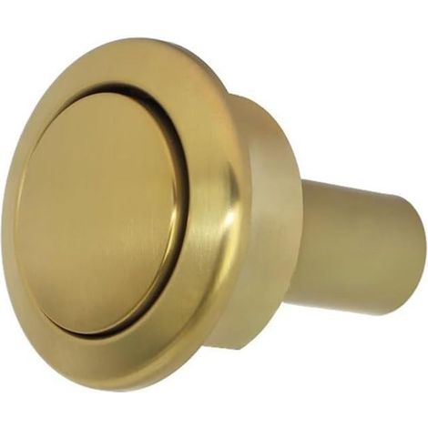 Bouton poussoir chasse d'eau chromé doré, 38-44 mm (1/5)
