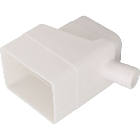 Système de récupération d'eau de pluie professionnel avec kit de dérivation de descente de gouttière résistant aux UV pour jardin et pelouse extérieurs (blanc) (1/5)