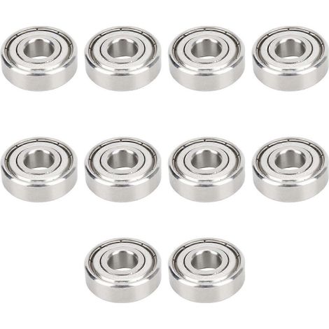 10 Stück Lager aus Edelstahl, Miniatur-Maschinenteile, Ersatzteile S6201ZZ 32x10x10mm