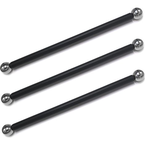 brazos transversales de repuesto para farola de 22 pulgadas, barra transversal de metal galvanizado con extremo esférico, piezas para farola exterior para cestas colgantes de flores, letreros, pa (1/3)