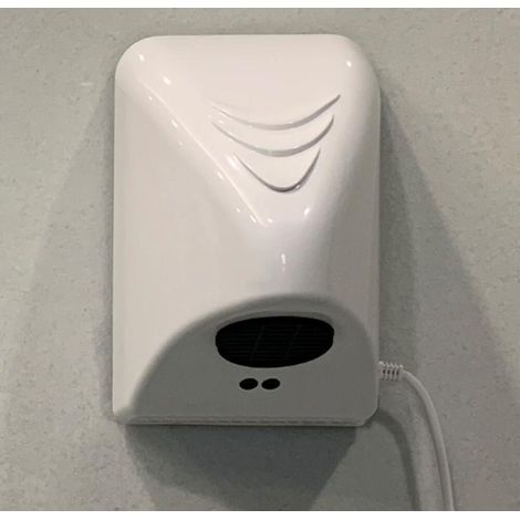 Blanc,sèche Mains  600 W 220V Appareil de séchage des Mains à Induction Automatique Mural électrique pour entités commerciales, centres commerciaux, Restaurants, ménage