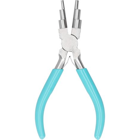Carbon Steel Round Nose Pliers DIY Jewelry Beading Making Hand Tools 6-Section Pliers (1/5)