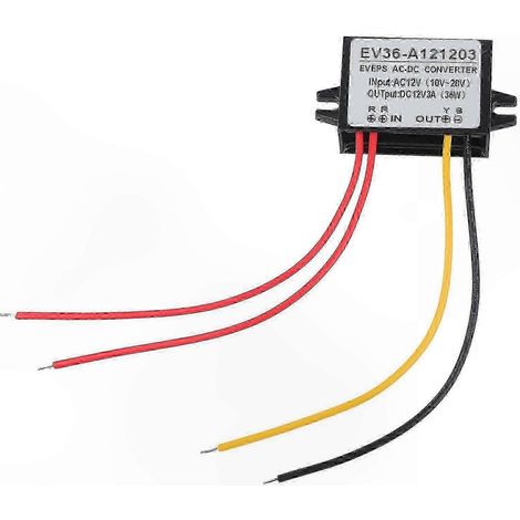 Module d'alimentation abaisseur de tension CA 10-28 V vers CC 12 V (1/5)