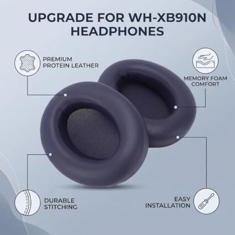 Coussinets d'oreille et Bandeau de Remplacement pour WH-XB910N (1/3)