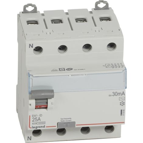 Legrand DX³-ID Fehlerstromschutzschalter kompakt grau