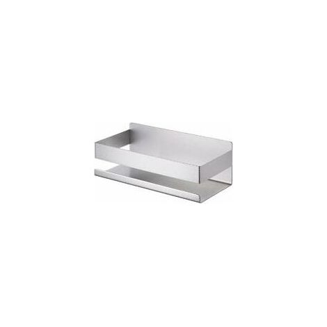 Étagère salle de bain non percée étagère douche inox SUS304 étagère murale adhésive 23CM brossé (1/4)