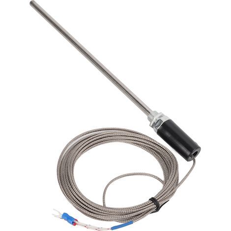 M12 Sonde Typ Thermoelement Typ K Edelstahl Temperaturfühler 4 m (1/5)