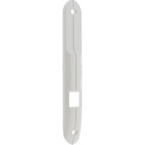 Plaque de propreté à encastrer pour enrouleur de volet roulant 170x28mm en PVC blanc à visser Finition Fenêtre Enroulement Déroulement Store Coffre Menuiserie (1/2)