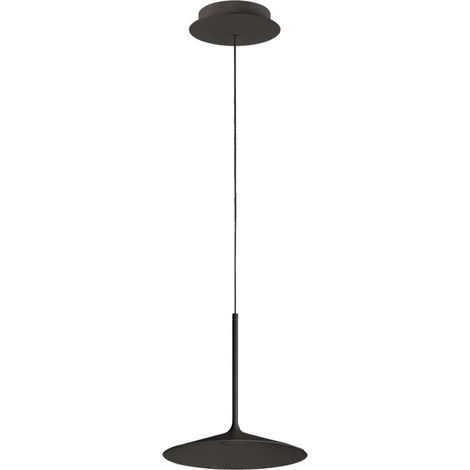 Lineabeta - Minimale LED 3000k Pendelleuchte Ciari aus schwarzem Aluminium