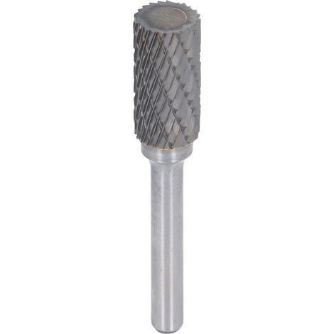 Fraise rotative cylindrique à double coupe en acier au tungstène pour le chanfreinage et l'ébavurage (1/5)