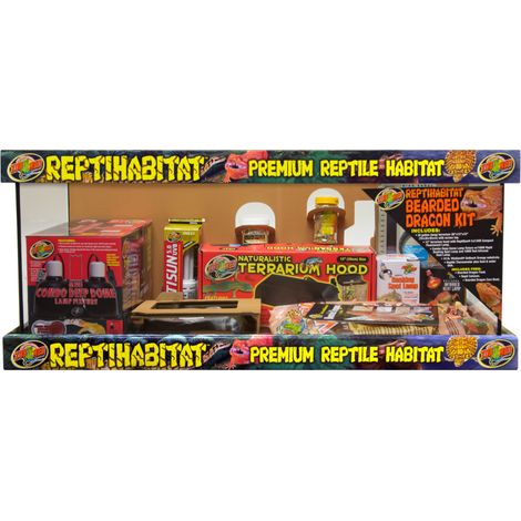 ReptiHabitat Kit Bearded Dragon 76x30x30 cm per Pogona