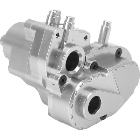 Boîtier de transmission complet en alliage d'aluminium pour Axial Capra 1.9 UTB, couverture de carter argentée
