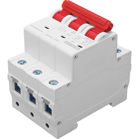 Miniatur-Leistungsschalter 3P DZ47s 63Z C6, 750V DC, Abschaltvermögen 6000A, flammfestes Gehäuse PA66, 6A Schutz, modularer automatischer Schalter. (1/5)