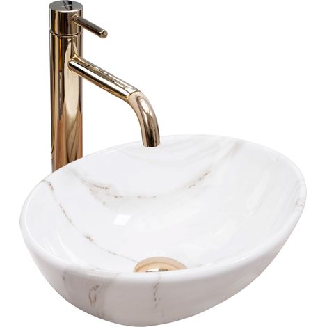 Countertop Basin REA Sofia Mini Shiny Aiax (1/5)