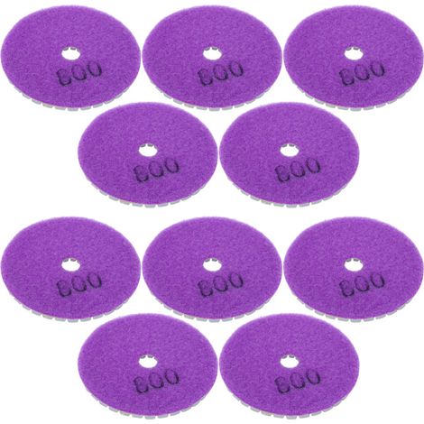 Beyamis Lot de 10 disques de ponçage de 7,6 cm (3 pouces) pour le polissage du marbre, du béton et des pierres, grain 800. (1/5)