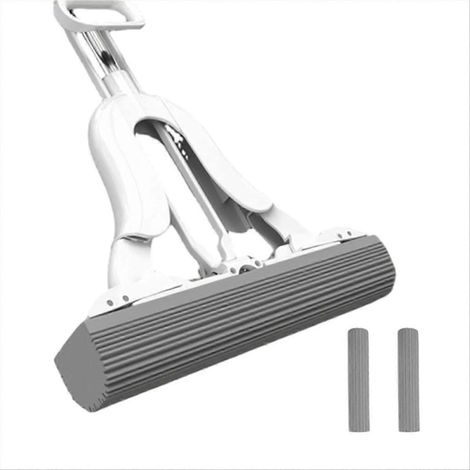 Handwaschbarer Kollodium-Fransenmopp, tragbarer Mini-Mopp mit Selbstauswringfunktion (1/5)