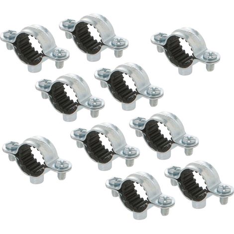10 colliers isophonique simple M7 x 150 pour tube Ø16 - Arcanaute (1/2)