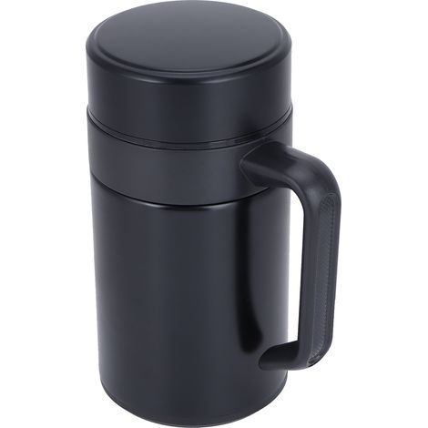 Edelstahl-Vakuumbecher mit Griff, Filter, isolierter Kaffeebecher für Zuhause, Büro und Geschäft (1/5)